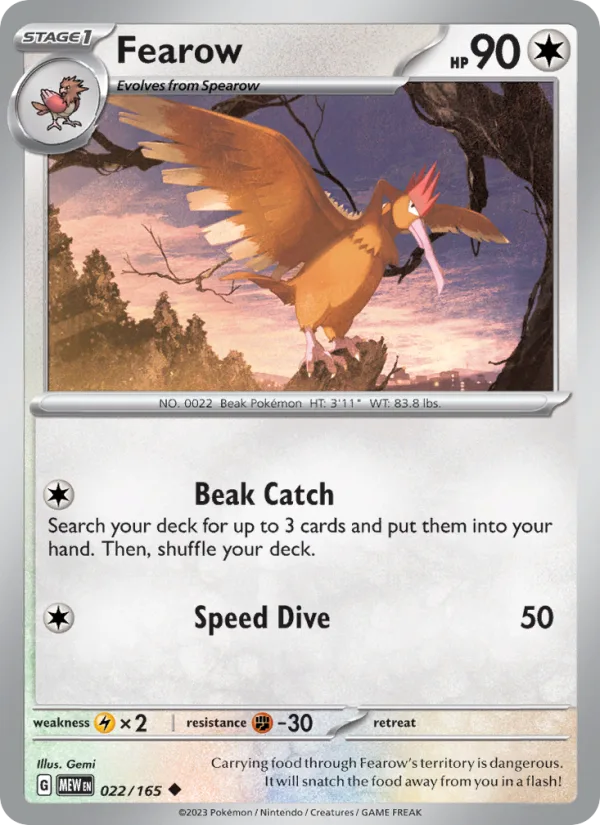 Fearow · 151 022/165