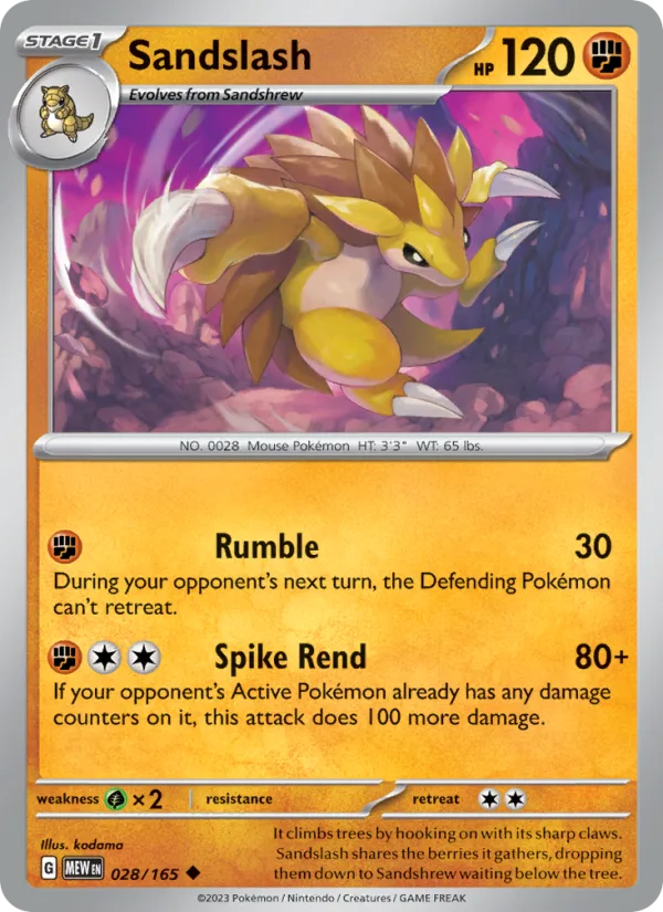 Sandslash · 151 028/165