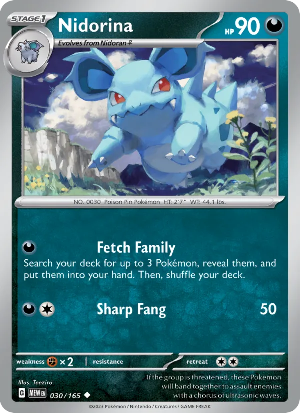 Nidorina · 151 030/165