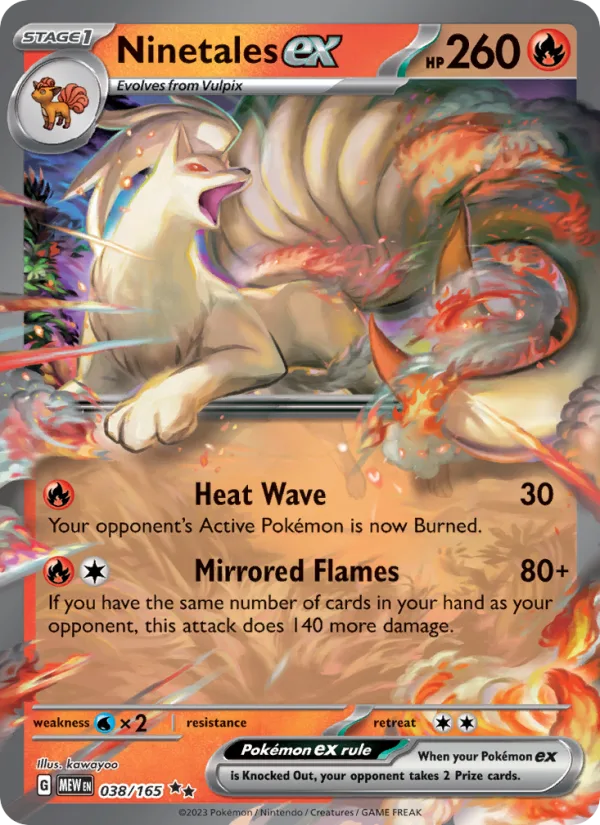 Ninetales ex · 151 038/165