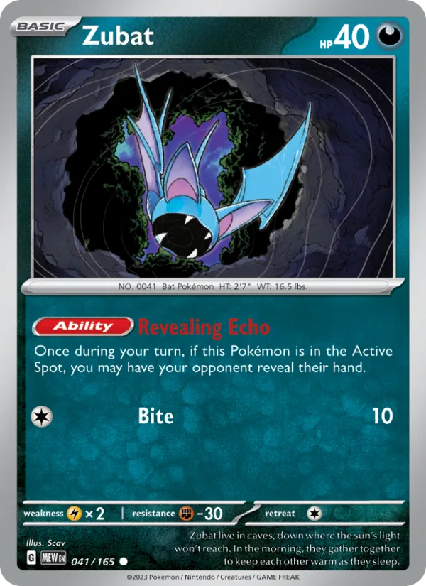 Zubat · 151 041/165