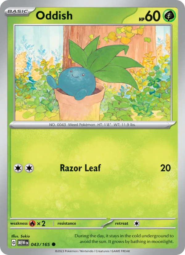 Oddish · 151 043/165