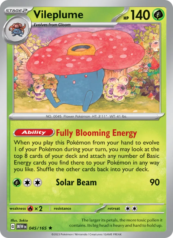 Vileplume · 151 045/165