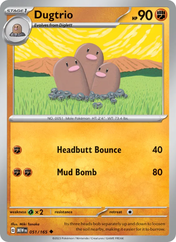 Dugtrio · 151 051/165