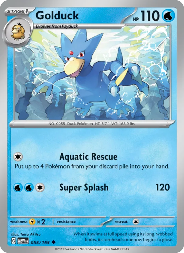 Golduck · 151 055/165