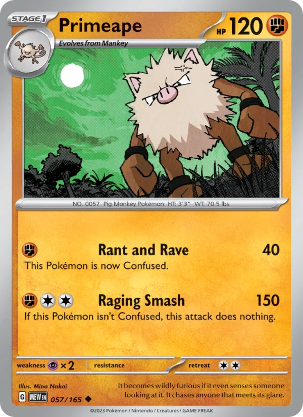 Primeape · 151 057/165