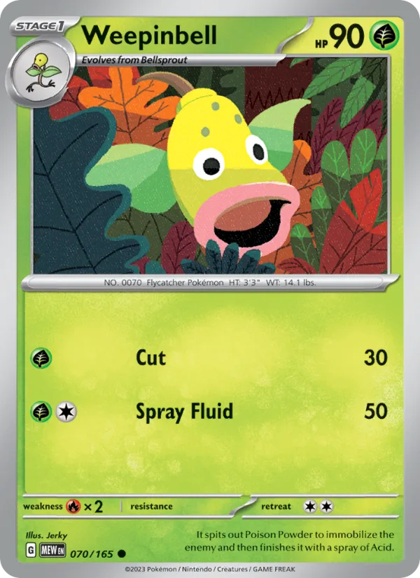 Weepinbell · 151 070/165