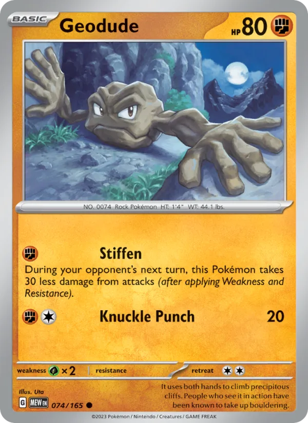 Geodude · 151 074/165