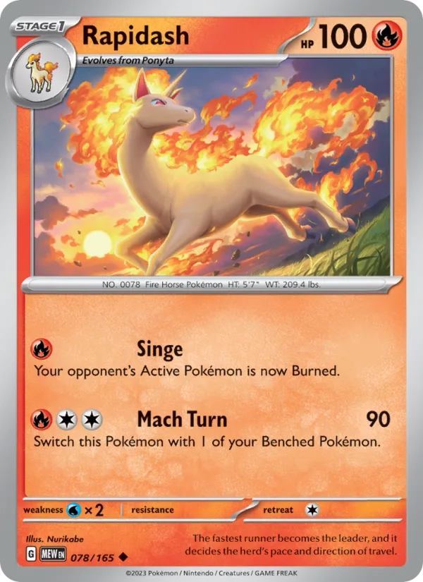 Rapidash · 151 078/165