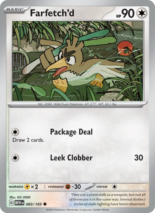 Farfetch'd · 151 083/165