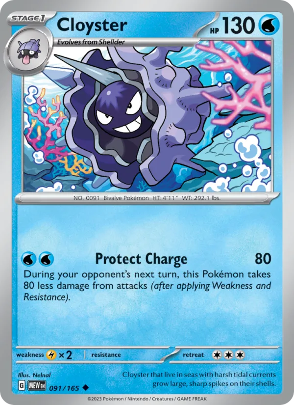 Cloyster · 151 091/165