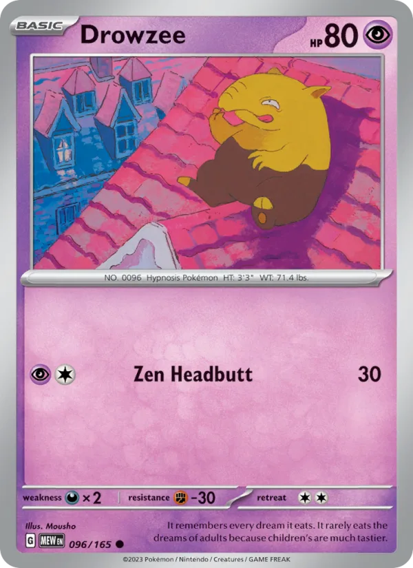 Drowzee · 151 096/165