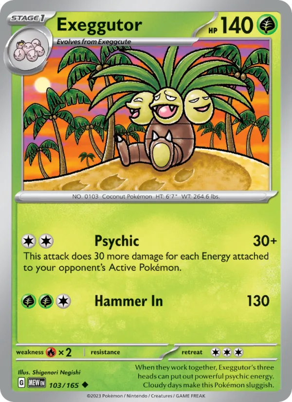 Exeggutor · 151 103/165