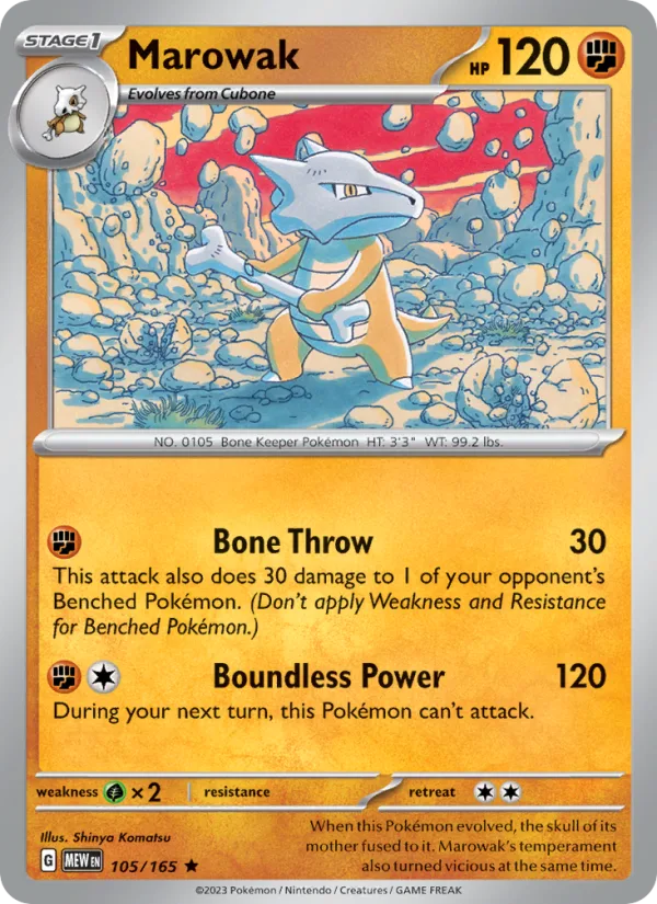 Marowak · 151 105/165