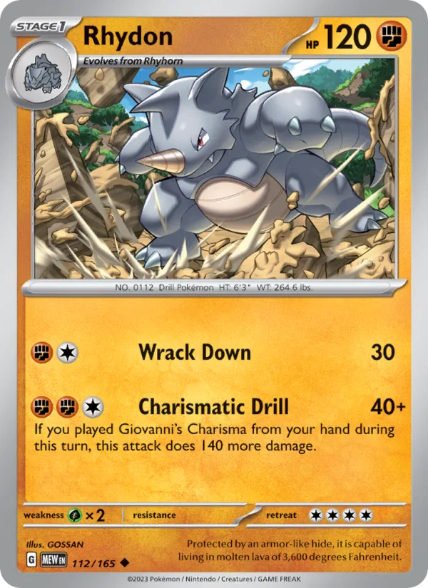 Rhydon · 151 112/165
