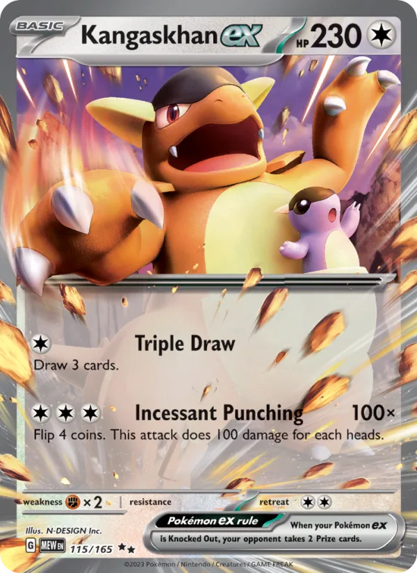 Kangaskhan ex · 151 115/165