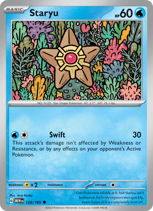 Staryu · 151 120/165