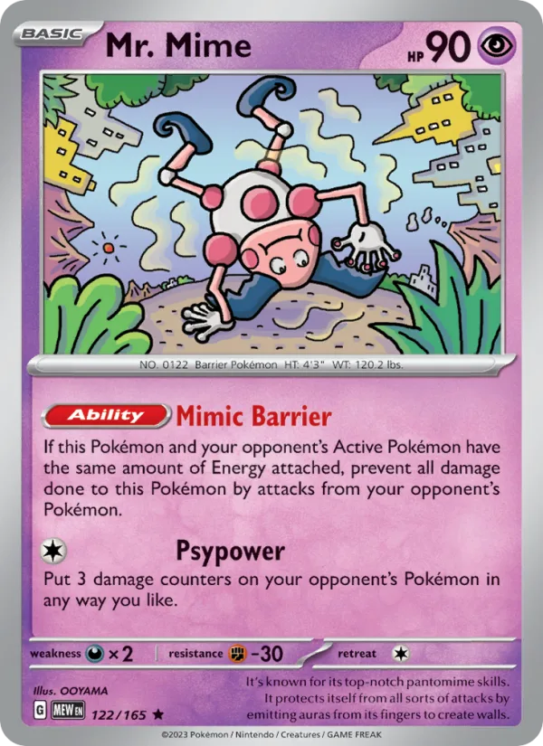Mr. Mime · 151 122/165