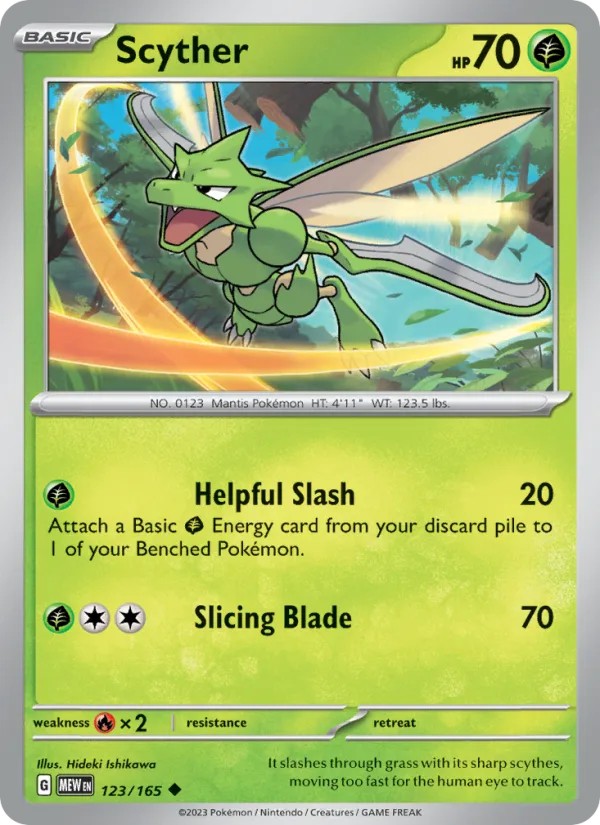 Scyther · 151 123/165