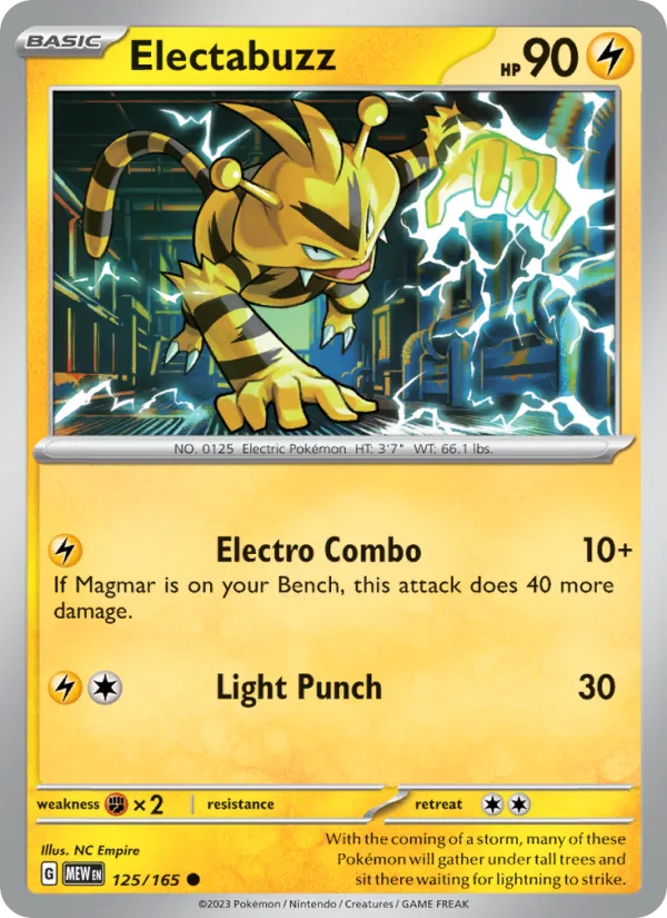 Electabuzz · 151 125/165