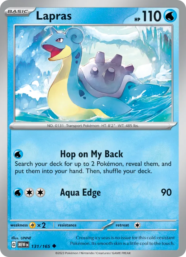 Lapras · 151 131/165