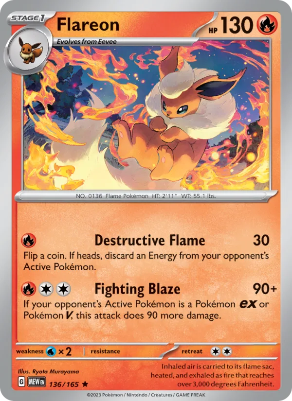Flareon · 151 136/165