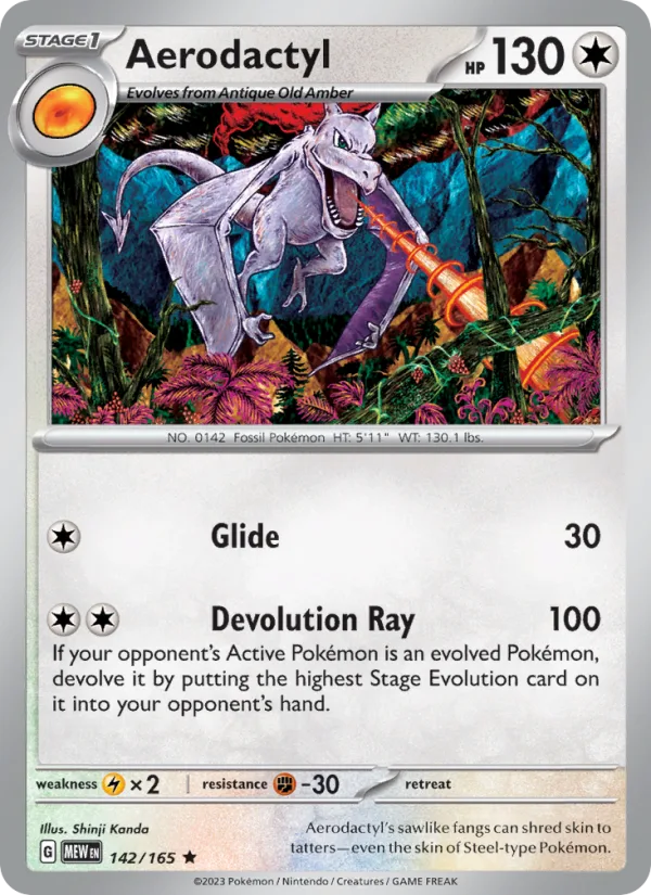 Aerodactyl · 151 142/165