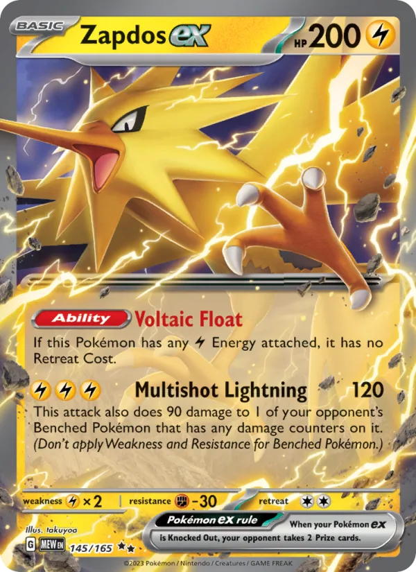 Zapdos ex · 151 145/165