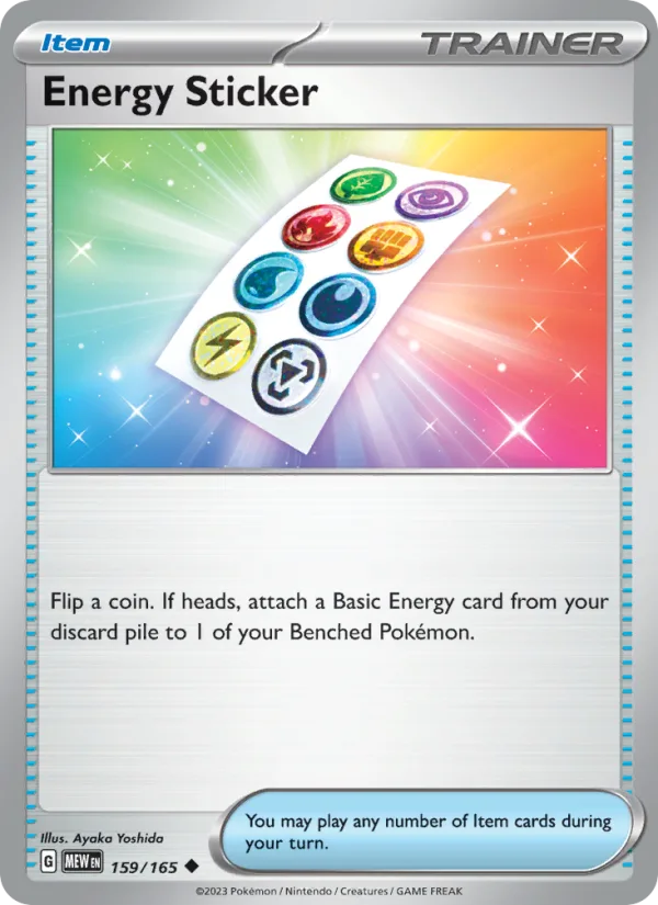 Energy Sticker · 151 159/165