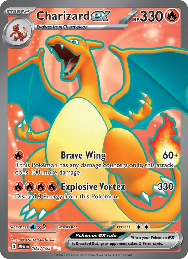 Charizard ex · 151 183/165