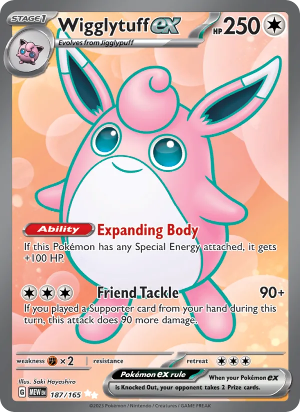 Wigglytuff ex · 151 187/165