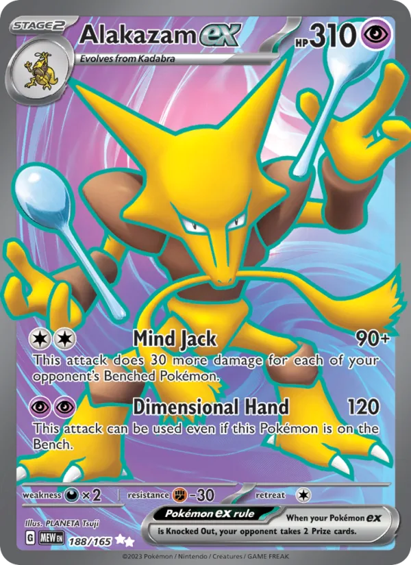 Alakazam ex · 151 188/165