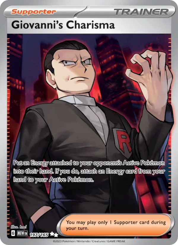 Giovanni's Charisma · 151 197/165