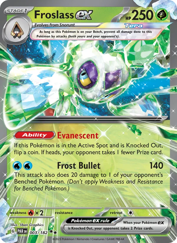 Froslass ex · Paradox Rift 003/182