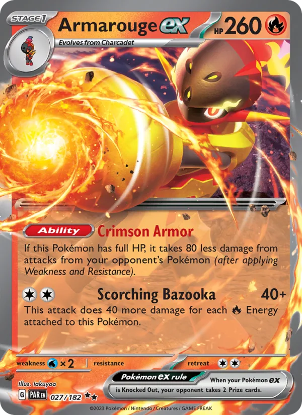 Armarouge ex · Paradox Rift 027/182
