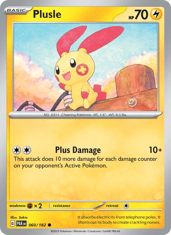 Plusle · Paradox Rift 060/182