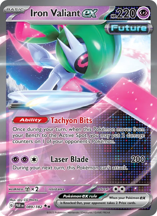Iron Valiant ex · Paradox Rift 089/182