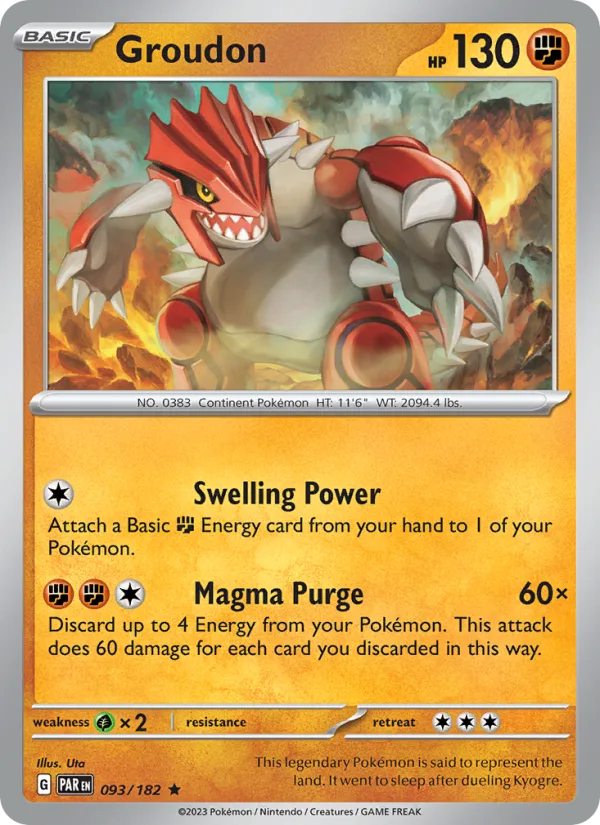 Groudon · Paradox Rift 093/182