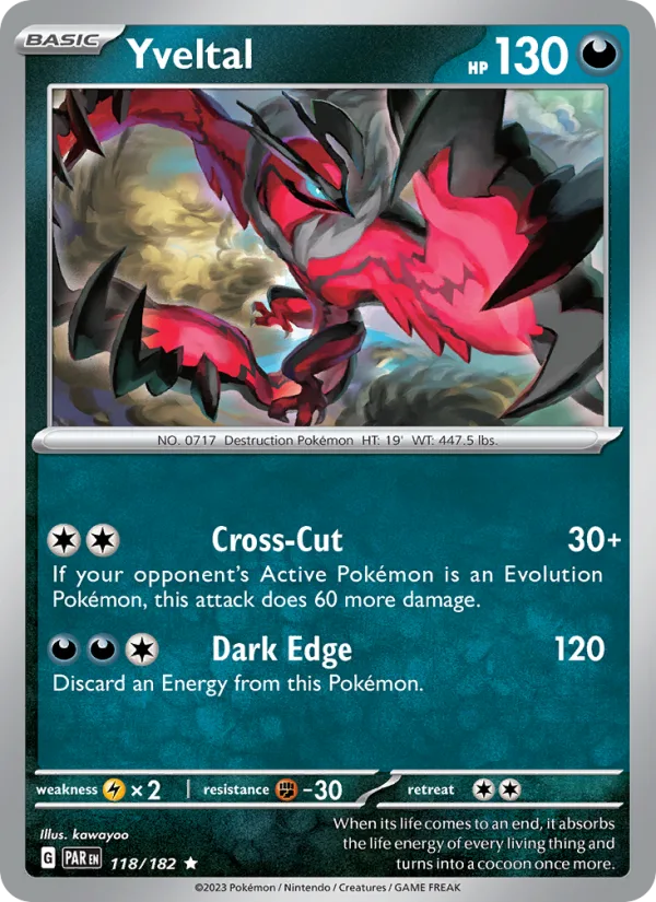 Yveltal · Paradox Rift 118/182