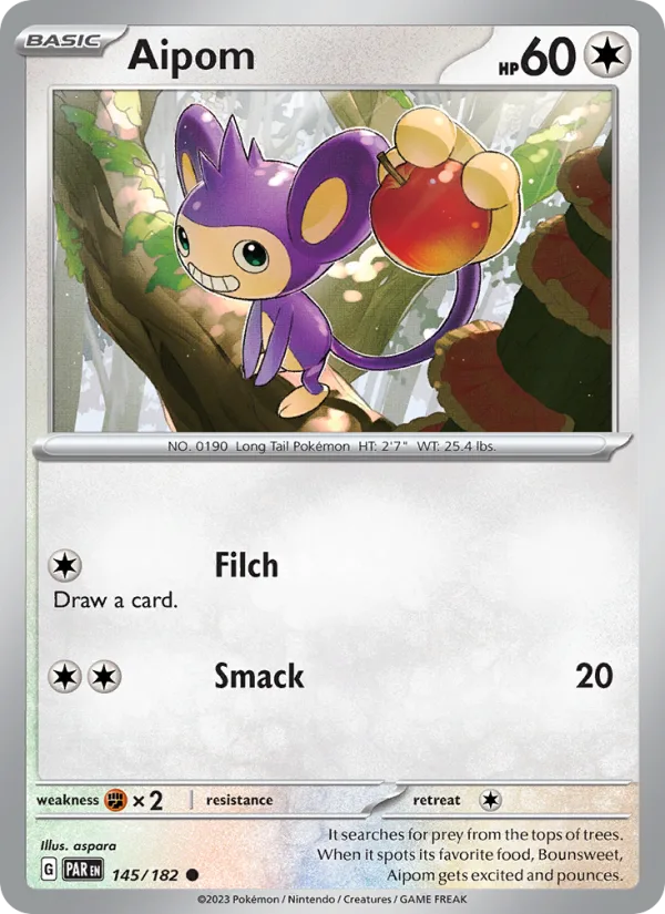 Aipom · Paradox Rift 145/182