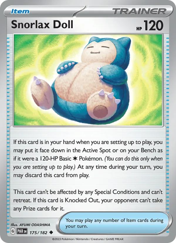 Snorlax Doll · Paradox Rift 175/182