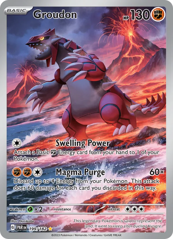 Groudon · Paradox Rift 199/182