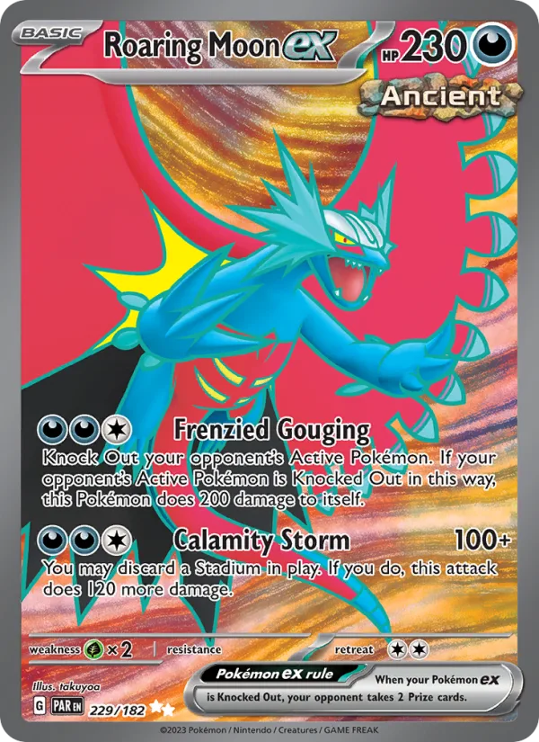 Roaring Moon ex · Paradox Rift 229/182