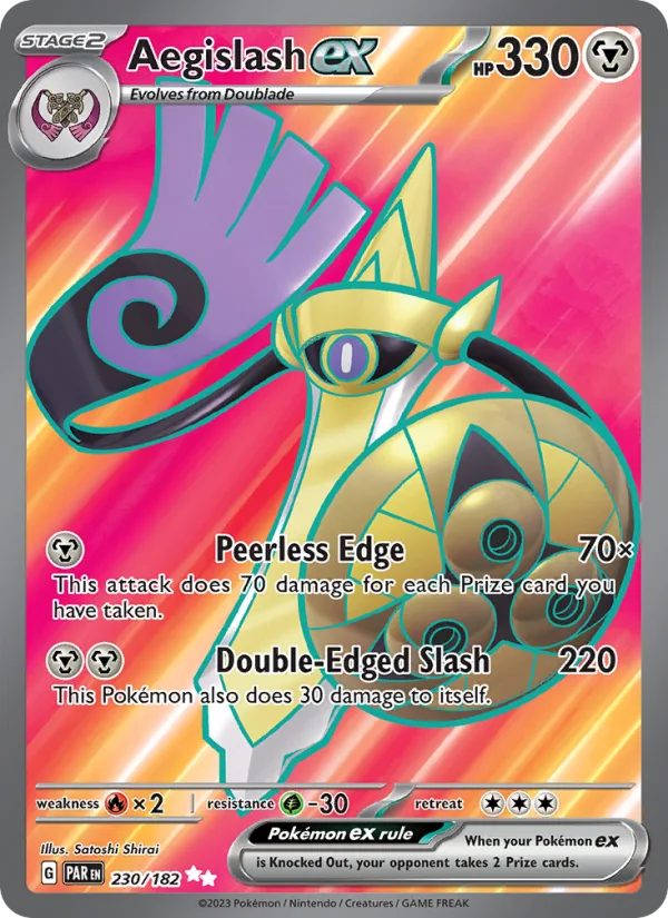 Aegislash ex · Paradox Rift 230/182