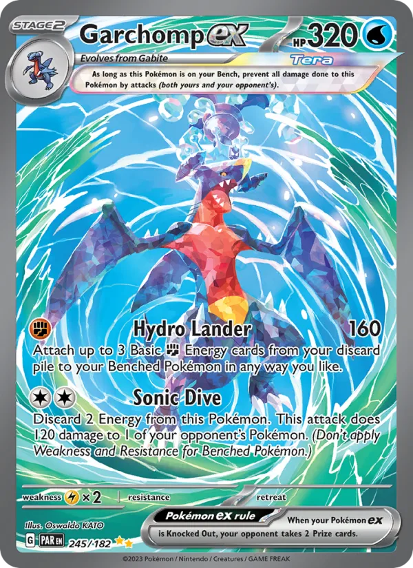 Garchomp ex · Paradox Rift 245/182