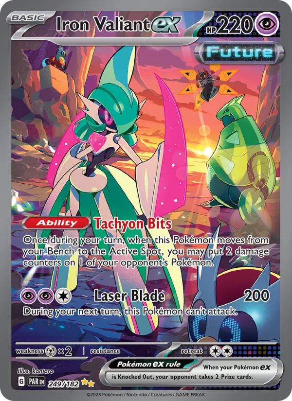 Iron Valiant ex · Paradox Rift 249/182
