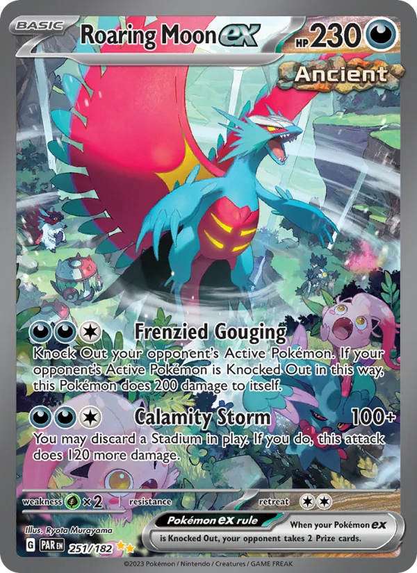 Roaring Moon ex · Paradox Rift 251/182