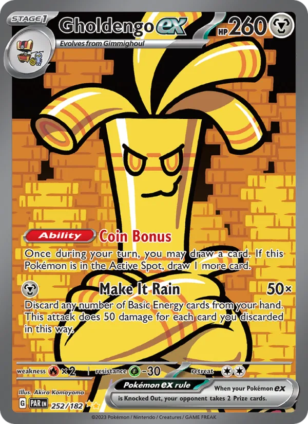 Gholdengo ex · Paradox Rift 252/182