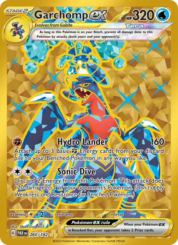 Garchomp ex · Paradox Rift 260/182
