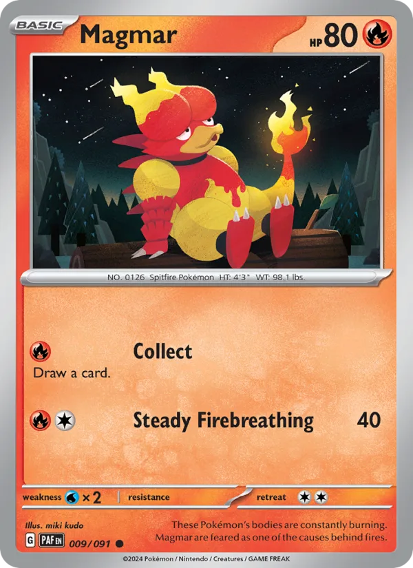 Magmar · Paldean Fates 009/91